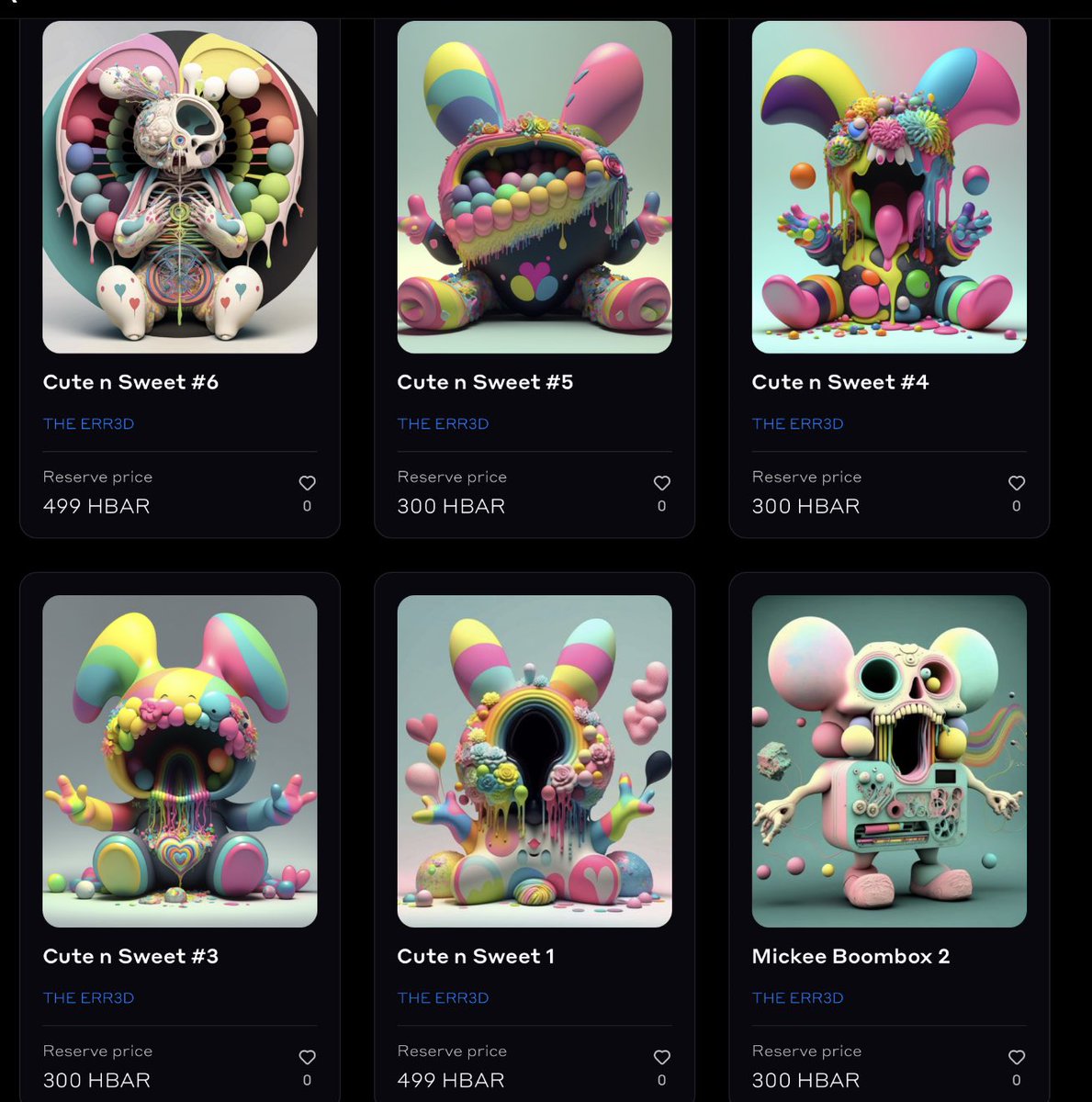 mfwArt's tweet photo. A few ‘beauties’ left on the og THE ERR3D collection!

First drop SOLD OUT!

https://t.co/YSBDnQAzR1

#HBARbarians #HBARNFT #hederanft #hedera #hbar #NFTcollectibles #nftcollector #NFTcollections #nftjoy #nfthappy https://t.co/xGI6lS9Z11