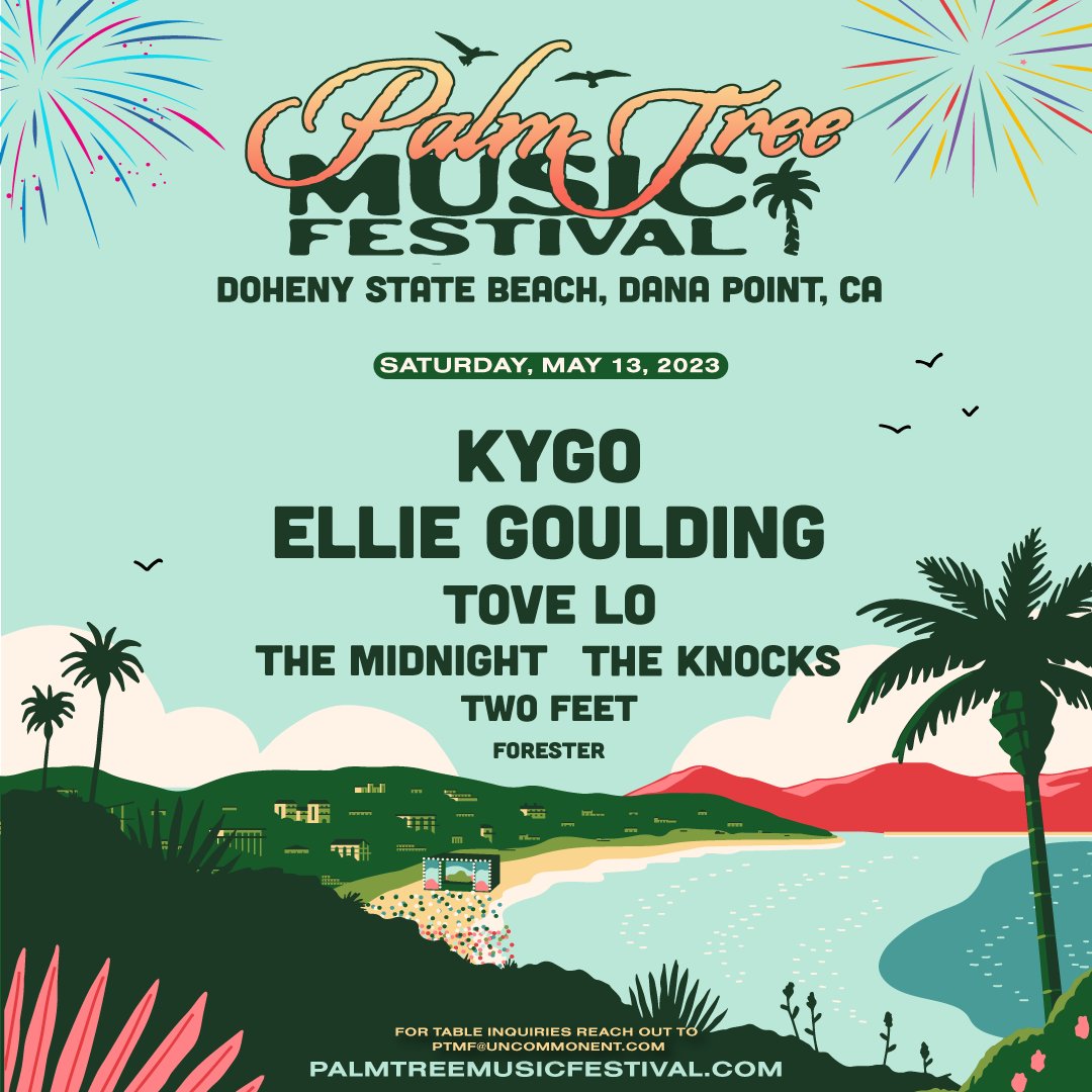 🌴See you Saturday May 13th @palmtreefest 💚 Tickets on sale now! @palmtreecrew