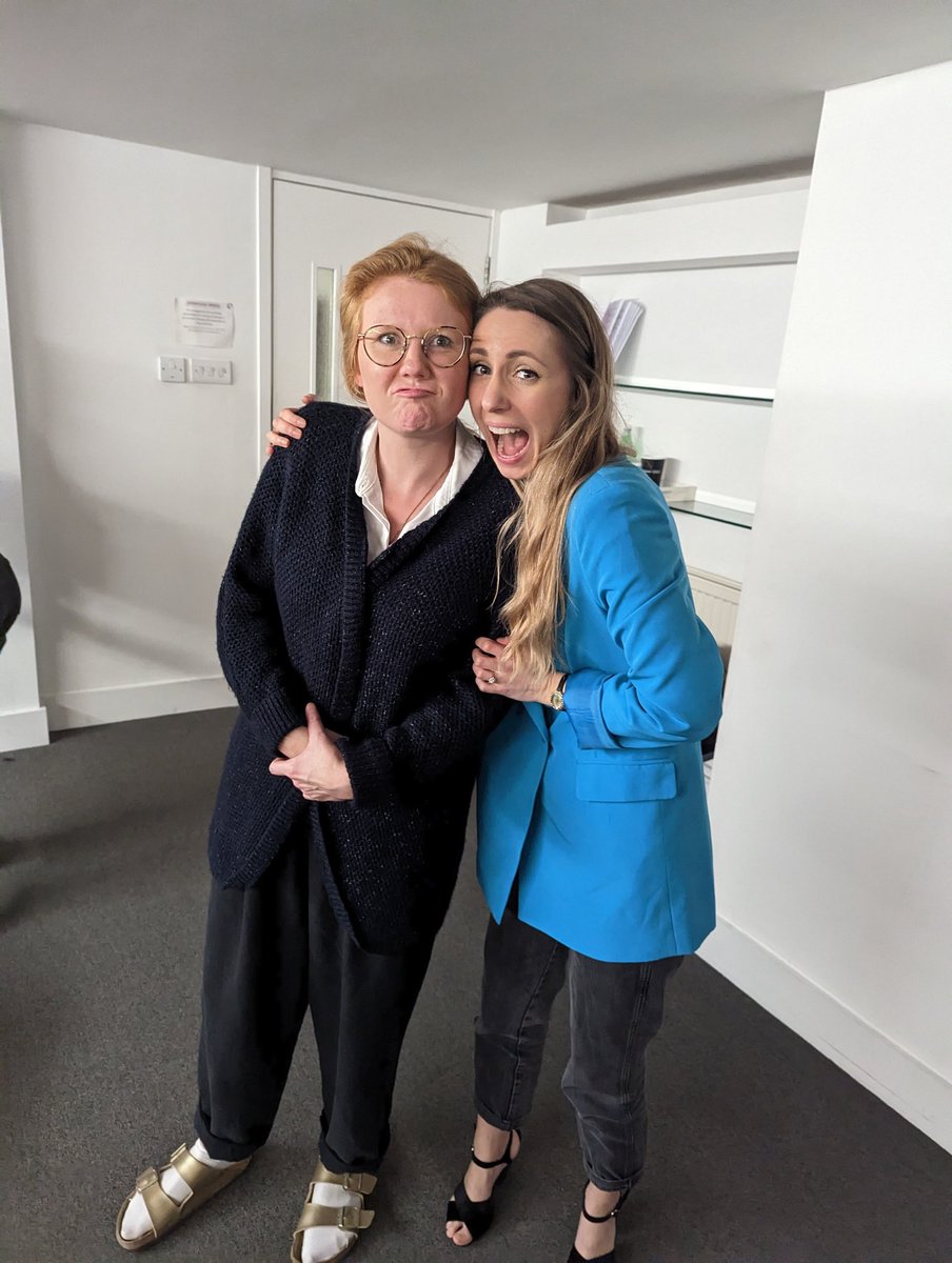 WE OPEN TOMORROW @VAULTFestival !! 👋

Come check Right Dishonourable Friend by <a href="/PhoebeBBrown/">Phoebe Batteson-Brown</a> and <a href="/EoinSaysThis/">Eoin McKenna</a> world debut tomorrow night at 20:00! 🌟

Here are some shots of our cast and lovely behind the stage team! 💜

We are ready! 💪

Tickets here 🎟️ vaultfestival.com/events/right-d…