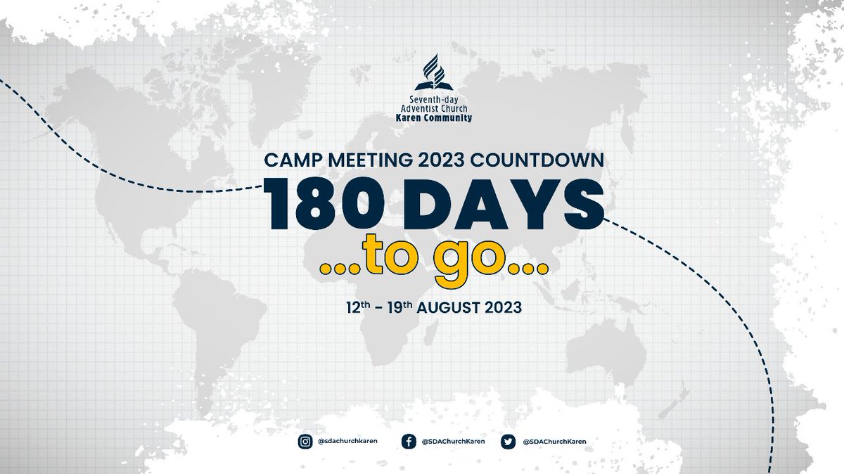 Happy to announce that the Count Down begins...

Prayerfully purpose to attend Camp Meeting 2023. #getinvolved