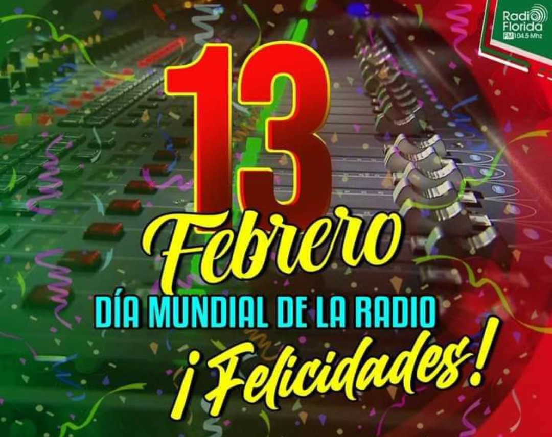 Desde #Artemisa, calurosa felicitación a toda aquella persona que en el mundo se dedica al trabajo de la radio. Reconocimiento especial al sistema de la Radio cubana y muy en particular a mis colegas de Ariguanabo, Mariel y #RadioArtemisa
#RadioCubana
#CubaViveEnSuHistoria