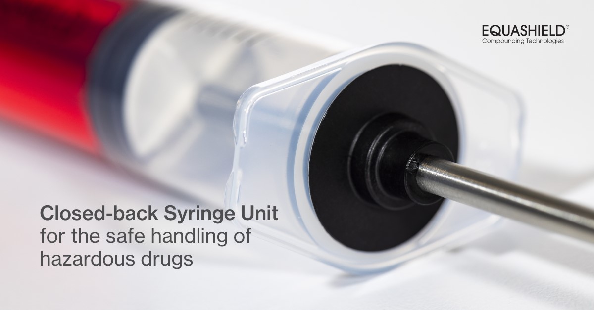 Equashield's tweet image. The Equashield Syringe Unit- The sole closed-back Syringe Unit on the market, providing superior safety over traditional open-back syringes.