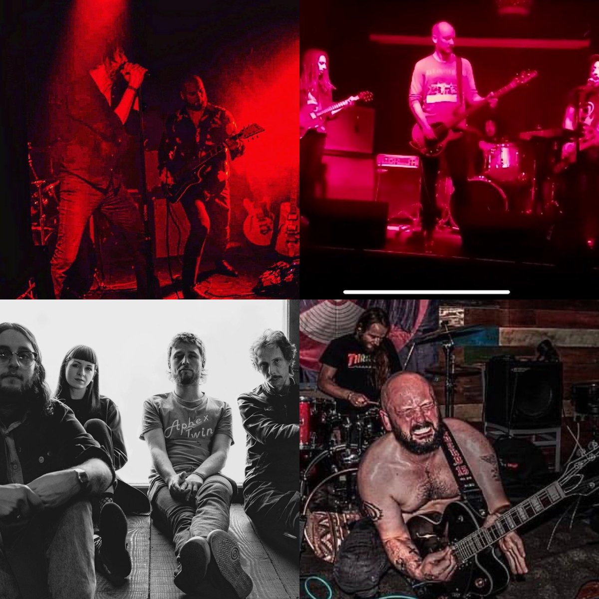 Less than a week until this noisy bunch join us at <a href="/The_Peer_Hat/">The Peer Hat</a> for our first gig of 2023! <a href="/Bonesshake/">Bones Shake</a>, Heave, Gas Kunst &amp; @BlobHalford are certain to not leave you wanting! 🔥