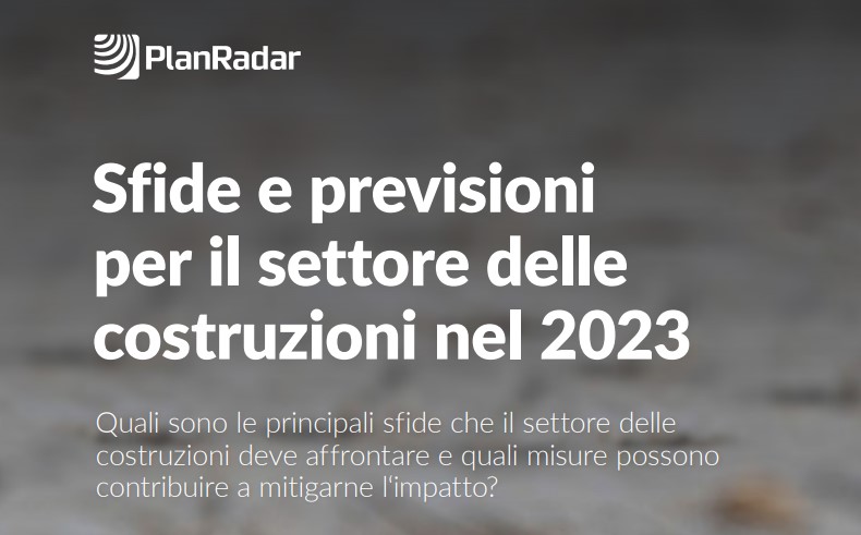 Scarica gratuitamente l'#ebook inedito di <a href="/PlanRadar/">PlanRadar</a>  sulle #criticità che attendono il settore delle #costruzioni e sulle #soluzioni utili a mitigarne l’impatto.
ibimi.it/sfide-e-previs…
#IBIMI #buildingSMART #BIM #openBIM #AEC #report