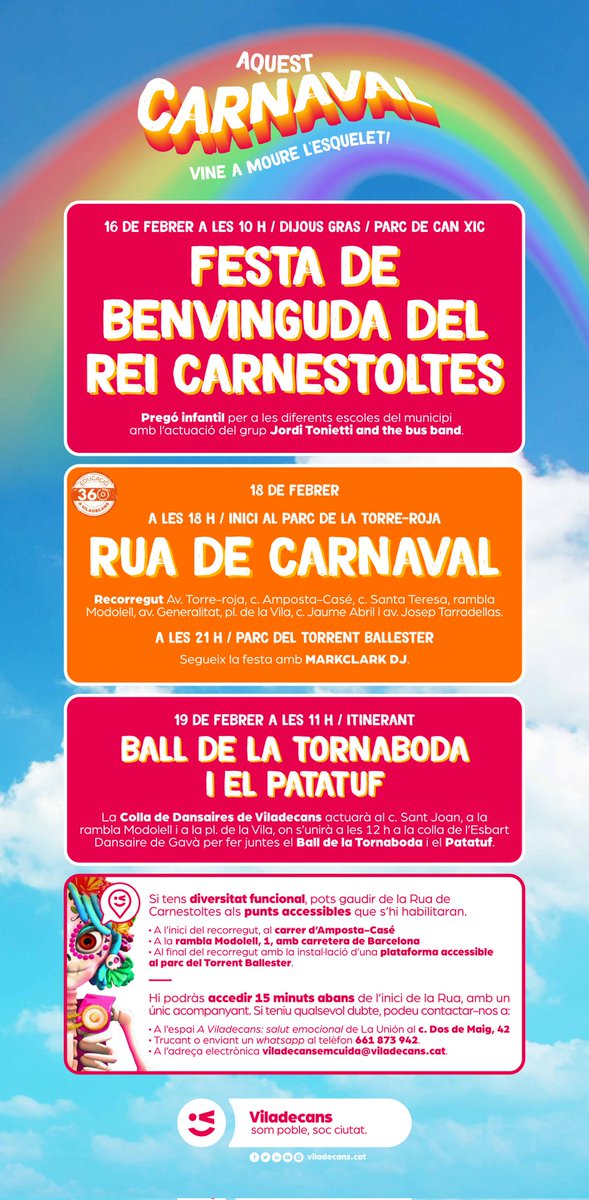 FapaViladecans's tweet photo. Activitats #Carnaval #Viladecans 🎭 https://t.co/duT3ALmQA3