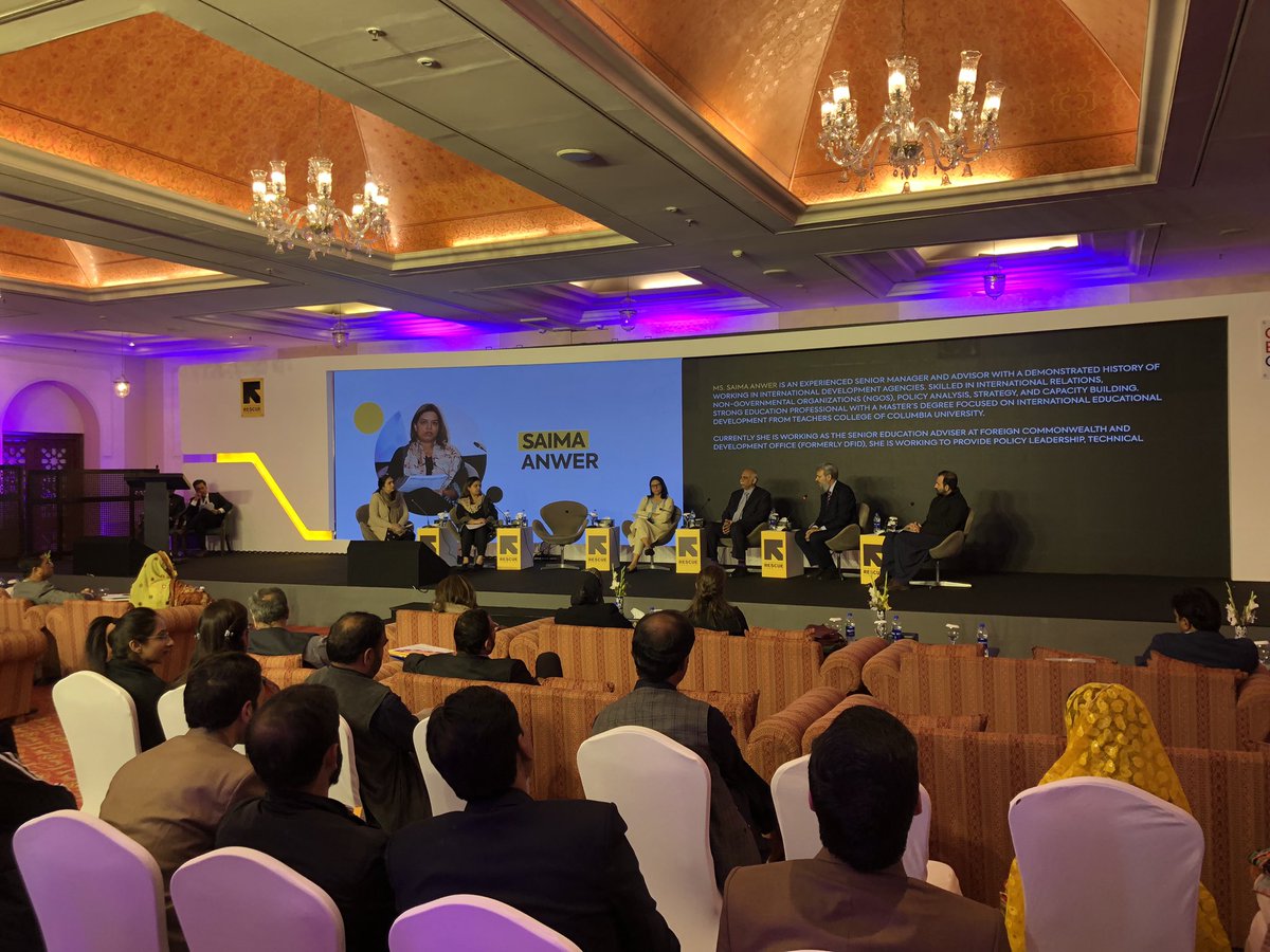 IRCTeach's tweet photo. During the panel discussion, the esteemed panelists are sharing their thoughts on the impact of #climate and #environmental issues on girls’ #education, recommendations, and ways to scale up the initiative.

#Balochistan #TeacHer #LeaveNoGirlBehind 

@RESCUEorg @FCDOEducation https://t.co/fMB9SGGJ6o