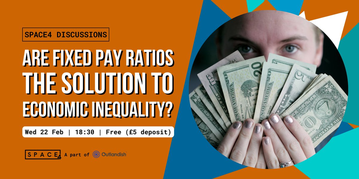 SPACE4 (@space4coop) on Twitter photo What is fixed pay & how can it be used to mitigate economic inequality?
As we live through rising income inequality, could fixed pay ratios be part of the solution? Join us as we bring 3 speakers to discuss fairer pay systems & how we can benefit from it
eventbrite.co.uk/e/are-fixed-pa… What is fixed pay & how can it be used to mitigate economic inequality?
As we live through rising income inequality, could fixed pay ratios be part of the solution? Join us as we bring 3 speakers to discuss fairer pay systems & how we can benefit from it
eventbrite.co.uk/e/are-fixed-pa…