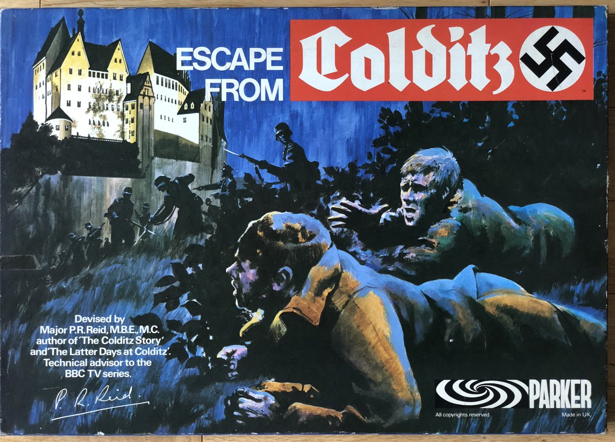 v8oholic's tweet photo. Best board game ever! I’ve had it about 48 years. Not played in a long time, though. #EscapeFromColditz https://t.co/3W3YIU0rGb