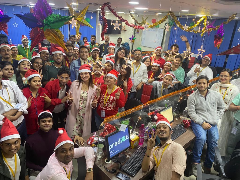 PrediQtit's tweet photo. A glimpse of PrediQt Christmas celebrations.

#christmascelebration #lateupload #teambonding #endofseason #christmastheme https://t.co/Pox1rQtXYb