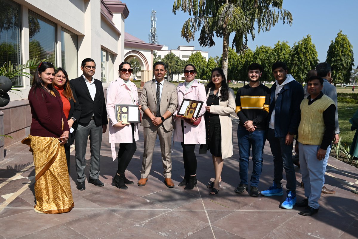 goenka_univer's tweet photo. The GD Goenka Alumni Association held its Alumni Meet & Alma Star Awards on 4 February 2023. It was a day of nostalgia and fun as the university welcomed back an enthusiastic group of pass outs who came back to their alma mater.
#AlumniMeet #AlmaStarAwards #Alumni #GDGU https://t.co/kAombadkts