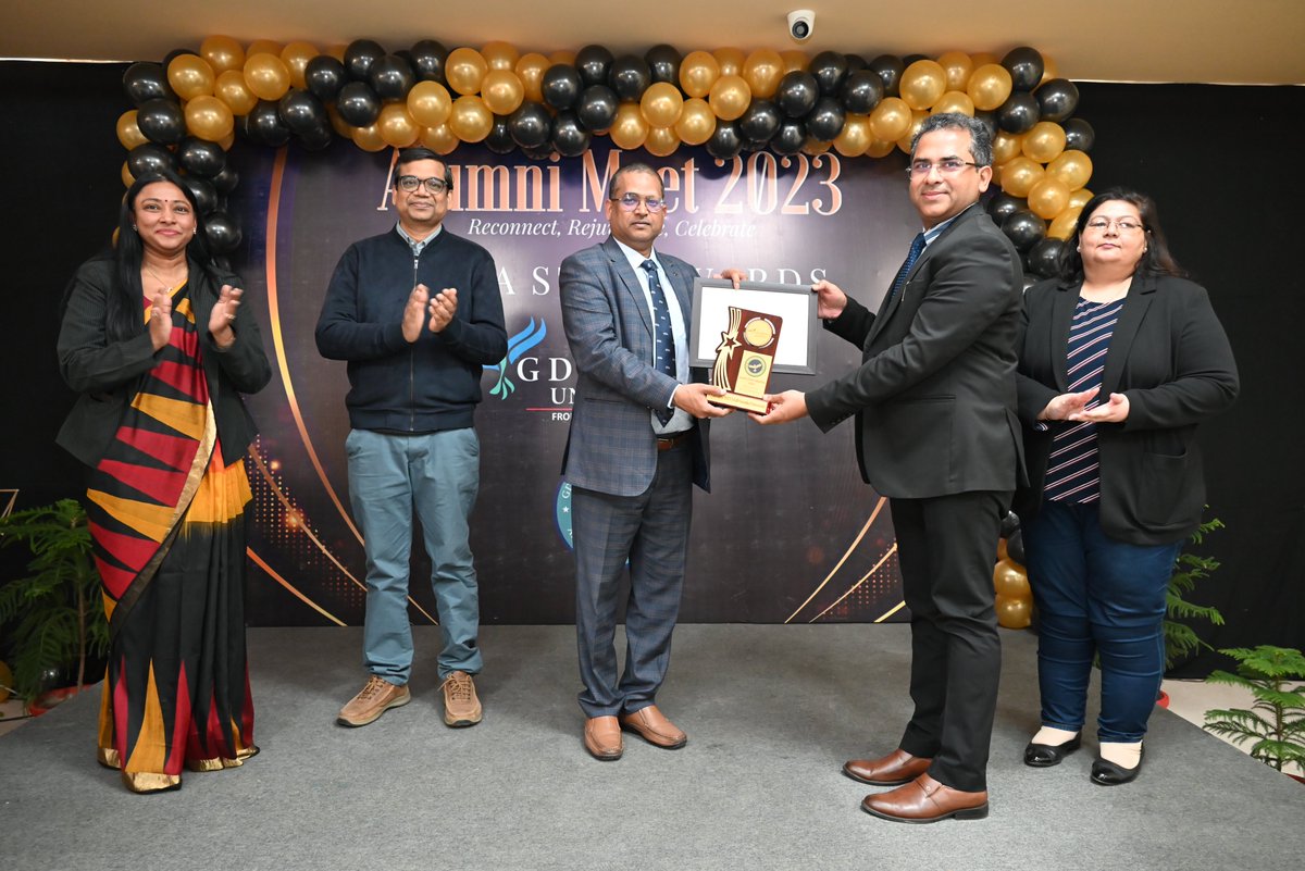goenka_univer's tweet photo. The GD Goenka Alumni Association held its Alumni Meet & Alma Star Awards on 4 February 2023. It was a day of nostalgia and fun as the university welcomed back an enthusiastic group of pass outs who came back to their alma mater.
#AlumniMeet #AlmaStarAwards #Alumni #GDGU https://t.co/kAombadkts