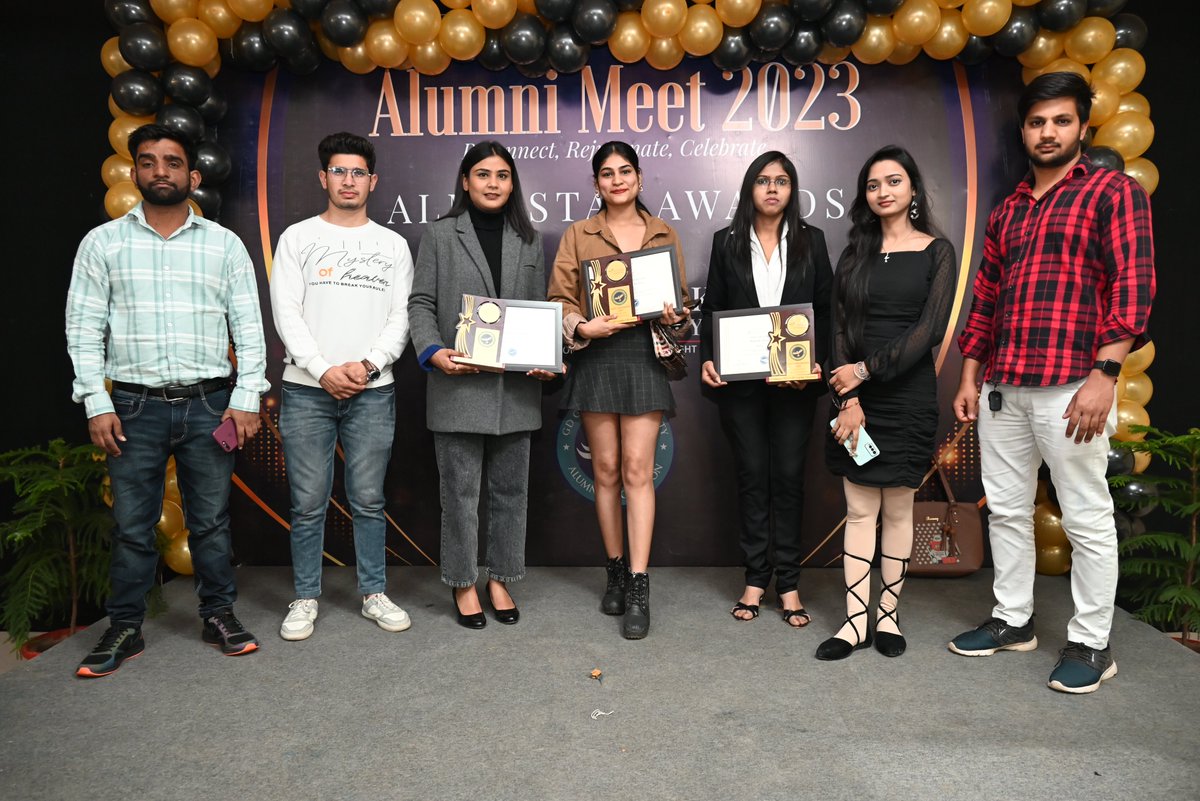 goenka_univer's tweet photo. The GD Goenka Alumni Association held its Alumni Meet & Alma Star Awards on 4 February 2023. It was a day of nostalgia and fun as the university welcomed back an enthusiastic group of pass outs who came back to their alma mater.
#AlumniMeet #AlmaStarAwards #Alumni #GDGU https://t.co/kAombadkts