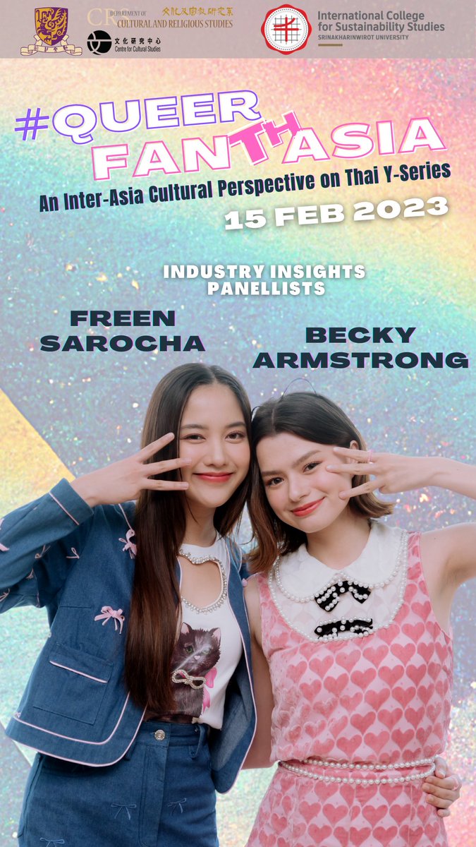 <a href="/idolfactorynews/">(slow) IDOLFACTORY NEWs 🏳‍🌈</a> #QueerFanTHasia 
【泰圈粉絲的酷兒亞洲狂想曲：從亞際文化視角看泰國Y劇】網上座談會 

嘉賓名單： #Saint_sup #srchafreen #Beckysangels #idolfactoryTH #copyabangkok
📢將設英語傳譯📢

活動由香港中文大學文化及宗教研究系 與 詩納卡寧威洛大學可持續研究國際學院合辦
🔗instagram.com/p/CoJDbOTh5EO/