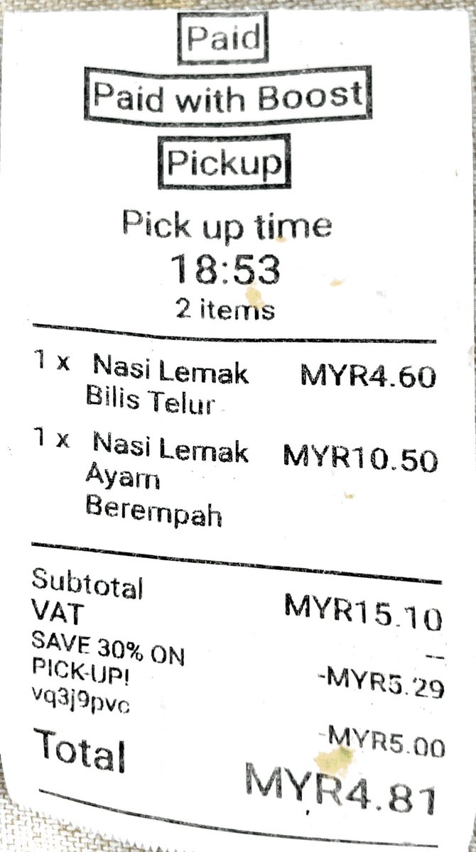 tunaibtc's tweet image. Salam dinner!   

Makan apa tu malam ni?  Boleh ja nak #menurahmah dengan pesanan online: 📲 bit.ly/orderMakan (cuma kena pick-up sendiri la, pasal delivery kekadang lebih drp RM5). 

#moneysavedismoneyearned

Dah jimat, boleh tambah #stacksat #BTC 😇