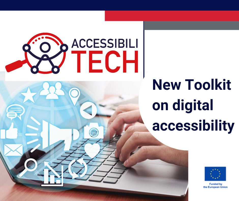EASPD_Brussels's tweet image. Have a look at the new #ACCESSIBILITECH toolkit for digital inclusion of people with disabilities! Making the digital space more inclusive, this toolkit has a set of guidelines on how to apply accessibility rules to different activities and technologies👇
accessibilitech.accessibilitas.es/en/handbooks/
