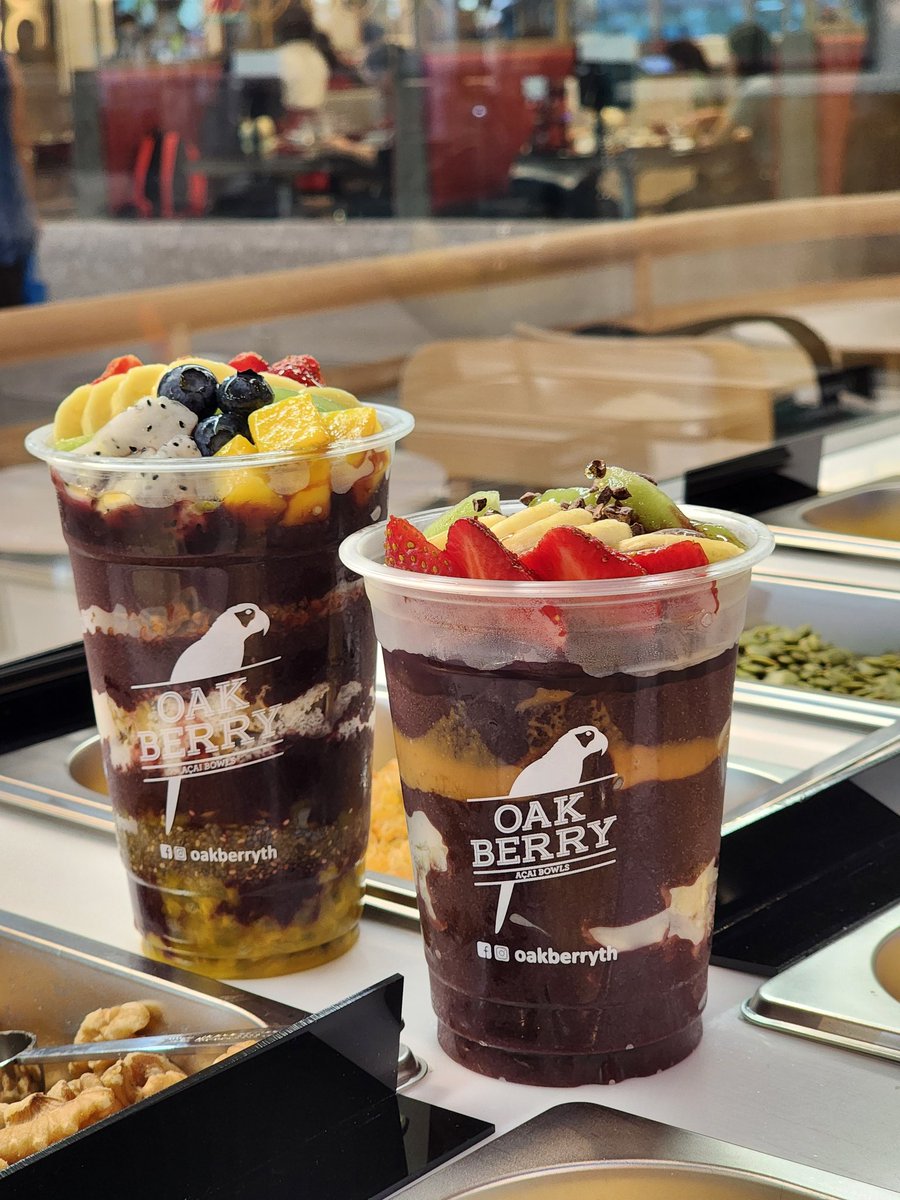 henmuntookdee's tweet photo. #เห็นมันอร่อยดี อร่อยมากกกฟินสุดดดๆๆ😍 สาขาใหม่มาเปิดที่เซ็น9แล้วว จัดโปร1แถม1ทุกไซส์ทั้ง Acai Bowl กับ Smootie!! คุ้มมาก! ความดีงามคือเลือกtoppingได้ไม่อั้น อาซาอิtextureก็เนียนแบบสลัชชี่ สดชื่นน

📍Oak Berry โปร1แถม1 วันที่13-19ก.พ.สาขาเซ็นทรัลพระราม9เท่านั้น #อร่อยไปแดก @aroii https://t.co/A0eNgWkQJW
