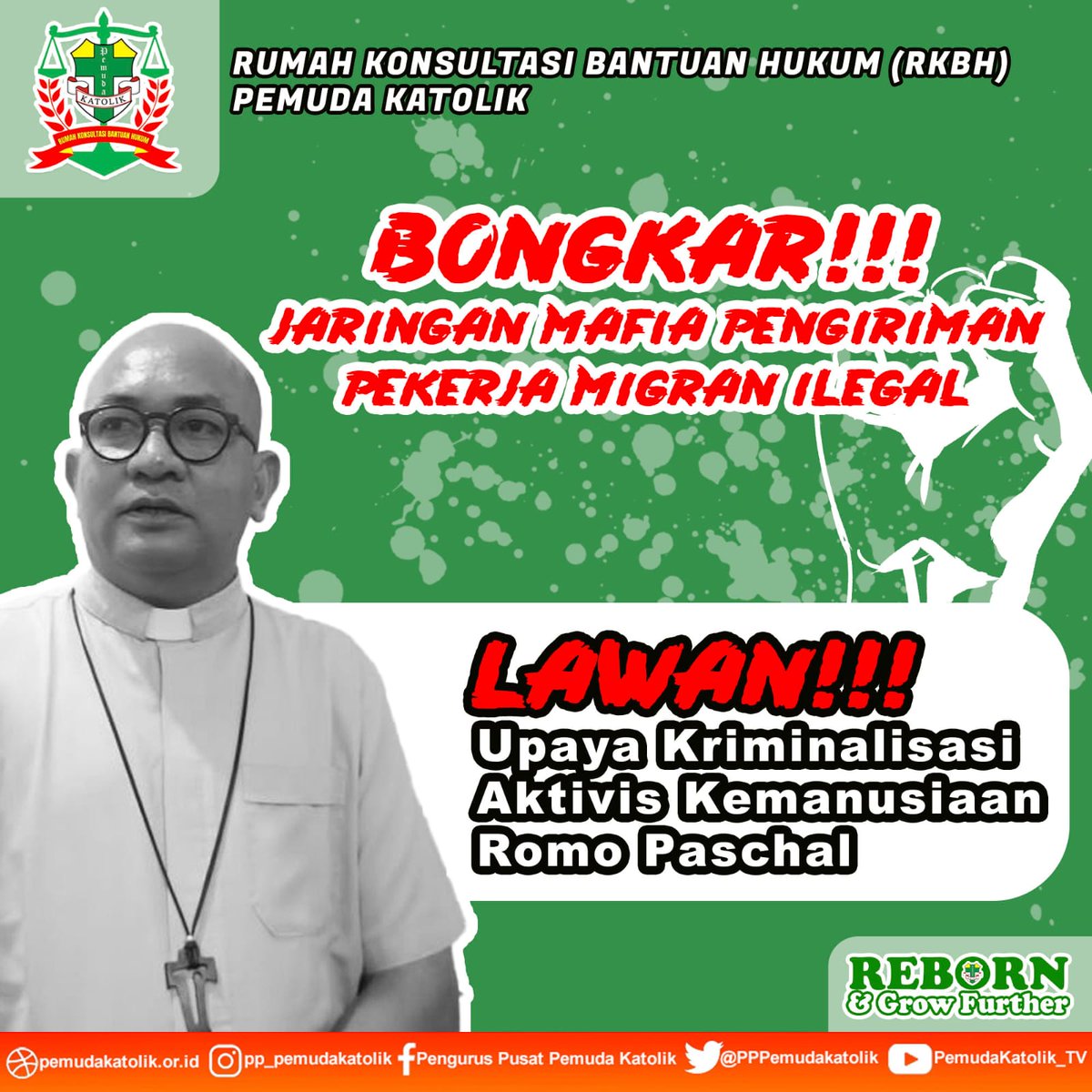 Romo Paschal Dilaporkan Pejabat BIN Kepri, Pemuda Katolik: Upaya Kriminalisasi Aktivis Kemanusiaan

<a href="/KatolikG/">Komunitas Katolik Garis Lucu</a>
<a href="/indokatolik100/">Katolik Indonesia</a>
<a href="/vanlith_gl/">Van Lith Garis Lucu</a>

pekanbaru.tribunnews.com/2023/02/13/rom…
