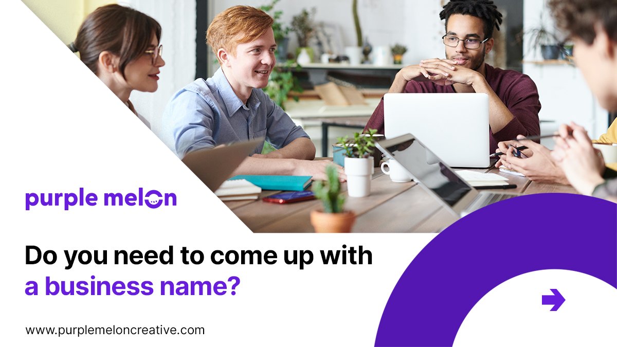 purple_melon's tweet photo. That's right. We can brainstorm and develop a name for your company. We've had previous experience in naming multiple successful businesses.

We've also created many catchy phrases and slogans that have helped brands stand out in the competitive marketplace. 👍

#purplemelon https://t.co/5E810JtiYm