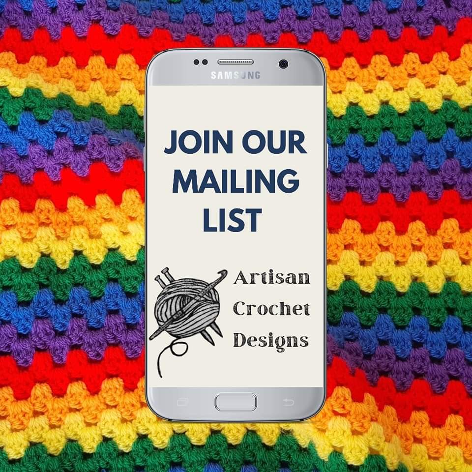 Artisan_Crochet's tweet photo. Want to keep up to date with all that goes on at ACD Shedquarters?
Easiest way to join my mailing list through the website https://t.co/8zR71X9Eac
#MHHSBD #crochet #techeditor https://t.co/ZZflv2W0Az