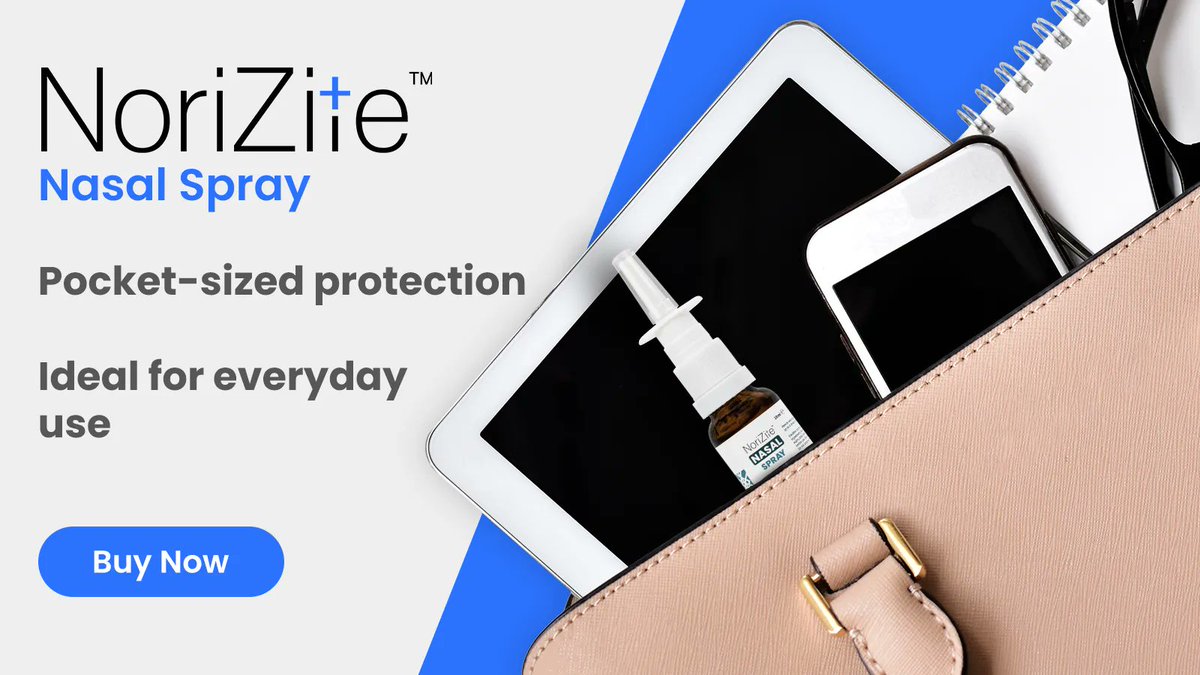 Be better prepared this #winter – Stock up on NoriZite. One quick spray in the nose gives more than 6 hours protection! Block #viruses fast with our powerful iota-carrageenan formulation.
buff.ly/3Nj44sw