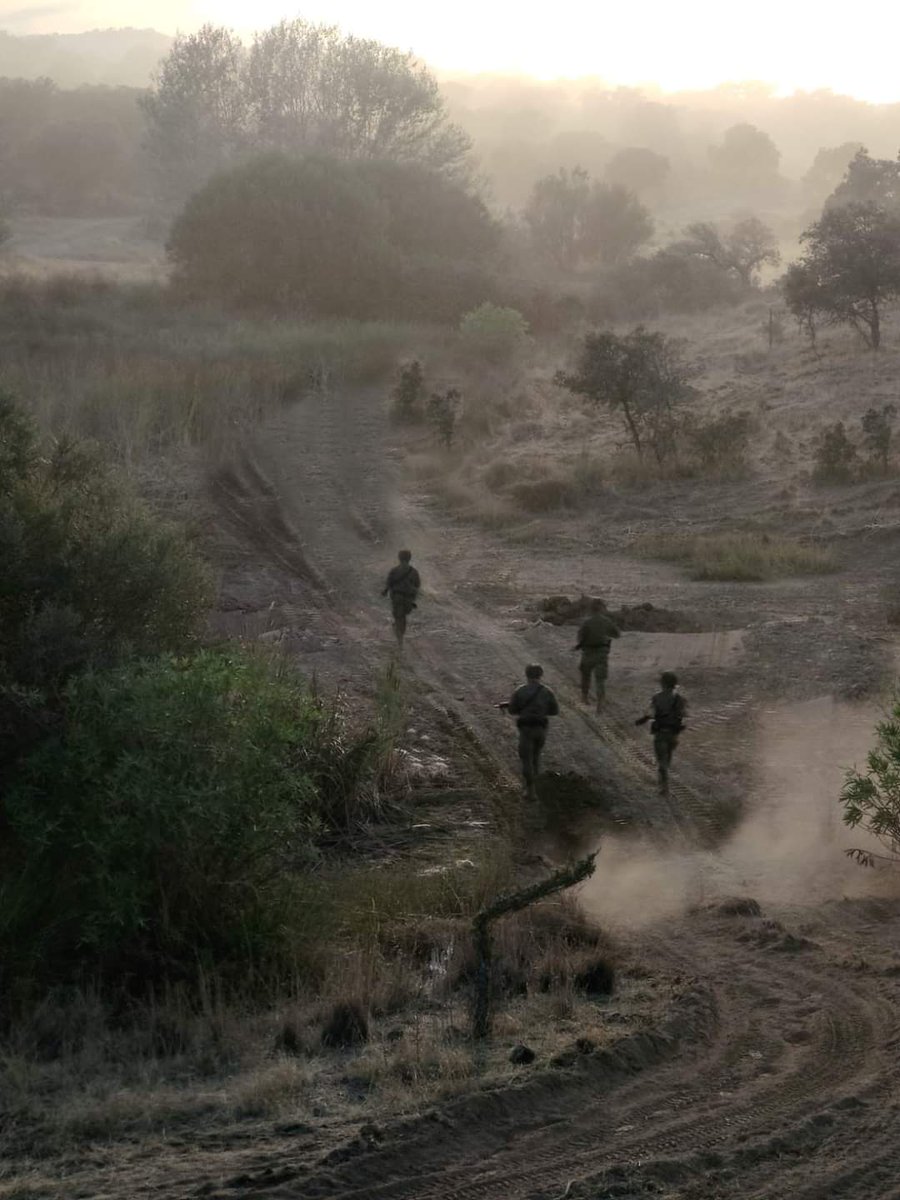 FUTER_ET's tweet photo. El Batallón de Infantería Protegida “Princesa” del #RI2 de la #BrigadaGuzmanelBuenoX, se adiestra en combate convencional, realiza una marcha táctica de aproximación empleando los medios orgánicos de la Unidad. #SedFuertesenlaGuerra https://t.co/bzSMoNbA36