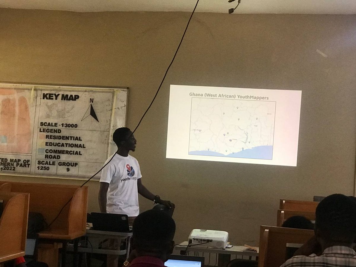 Our First General Meeting on 11th February was impressive to introduce YouthMappers to our New Members and alleviating their understanding of contributing to the <a href="/openstreetmap/">OpenStreetMap</a> Data and <a href="/ConnectSDGs/">The Sustainable Development Goals #SDG🫶</a> to solve real-world problems.
<a href="/KNUSTMappers/">KNUST YouthMappers</a>  <a href="/youthmappers/">YouthMappers</a>
<a href="/OSMGhana/">OpenStreetMap Ghana</a>  <a href="/hotosm/">Humanitarian OpenStreetMap Team</a>