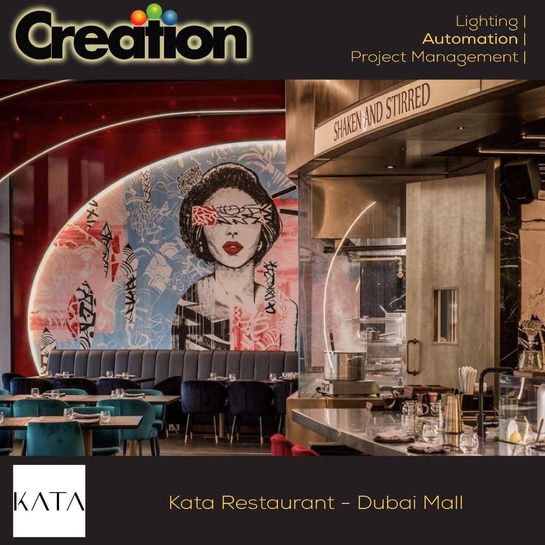 CreationGulf's tweet photo. For the Kata restaurant at @TheDubaiMall, #TeamCreation was tasked with the #supply, #testing & #commissioning of #lights & #LightingControlSystem for the indoor & outdoor #DiningAreas. Check out the Newsletter for an exclusive discount➡️ https://t.co/PgKA8iJ8ve 💡📰 https://t.co/TgGkPJpJer