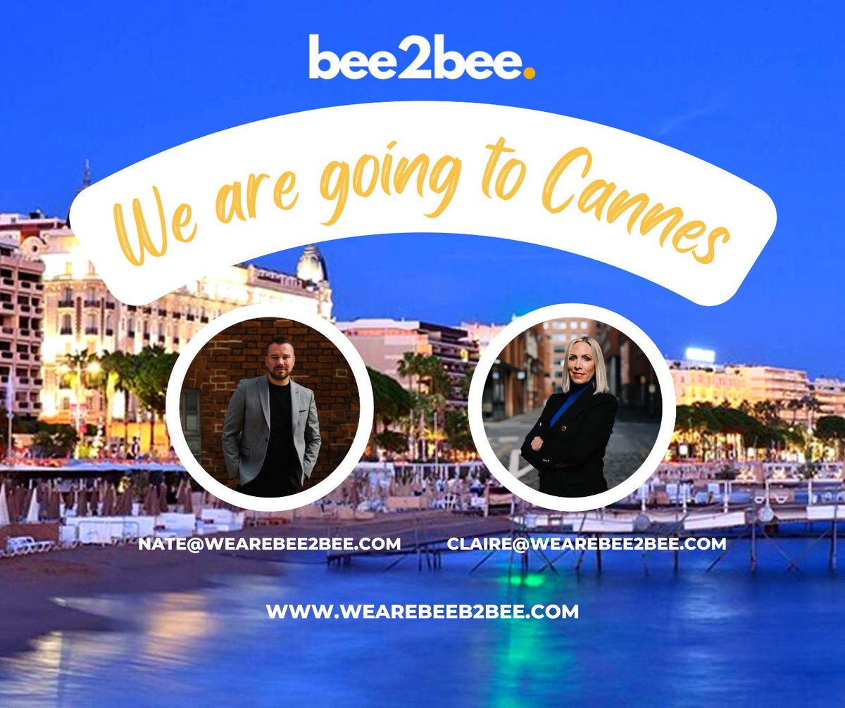 <a href="/WeareBee2Bee/">We are Bee2Bee</a> <a href="/_mediabee/">Media Bee</a> are pleased to announce we will heading over to MIPIM next month between 14-17 March. 
Please get in touch to arrange a coffee meet in the Cannes sunshine ☀️ ☕️ #mipim23 #businessgrowth #webdesign #property #construction
