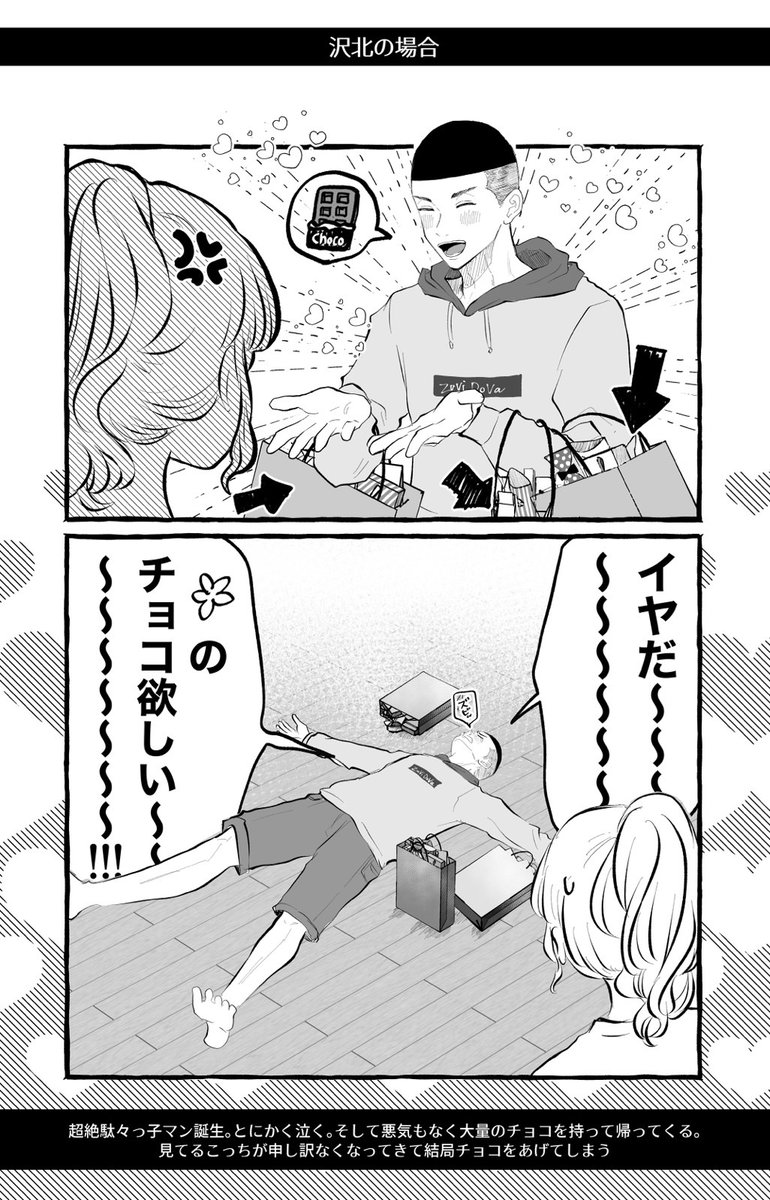 #SD夢 #SDプラス │ mti/myg/mt/swkt
※夢主いる

前日に彼女を怒らせてしまってバレンタイン当日チョコを貰えなかった時のSD男子