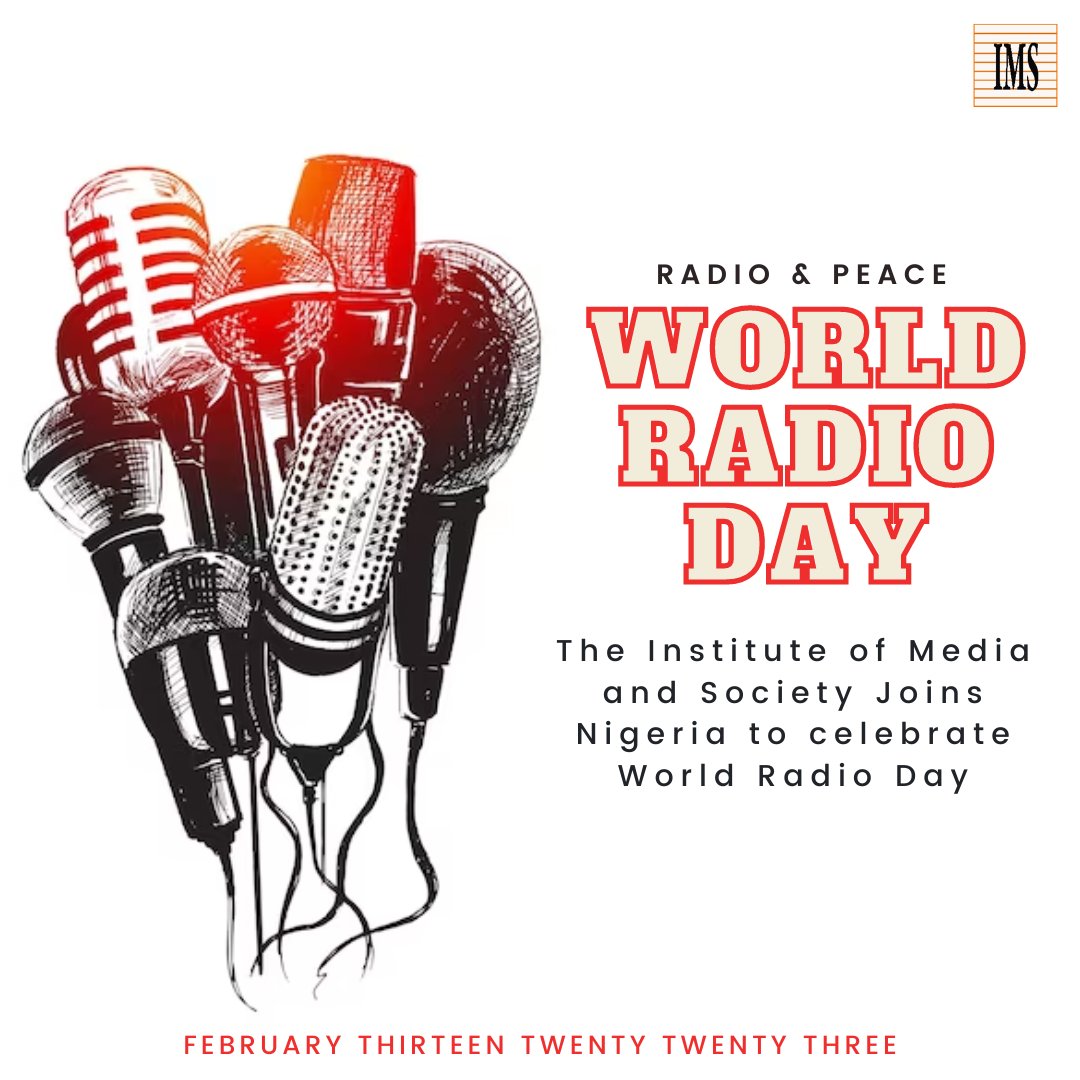 cemesoofficial's tweet photo. On World Radio Day, We celebrate the unique power of radio to bring people together and share information, music, and culture, and we recommit ourselves to improving the quality and reach of radio programming in Nigeria."
#WorldRadioDay #broadcasting #PressFreedom https://t.co/rb8GGEDPF7