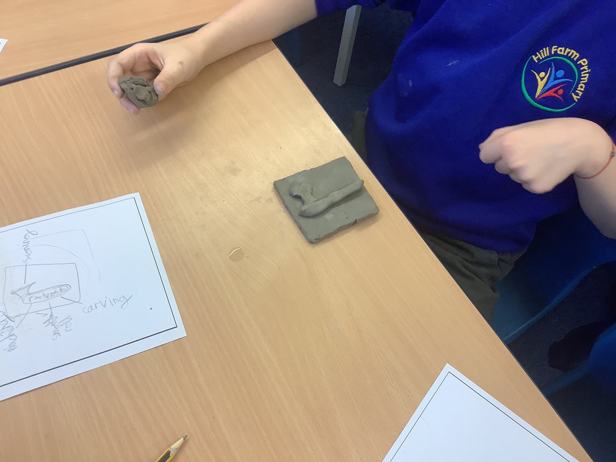 HillFarmPrimary's tweet photo. Next time you’re tiling your bathroom, let #year4 know. We’ve been inspired by #Viking patterns and would be happy to provide some for you… if that’s your style 🤷 https://t.co/xOhrf2j8k1