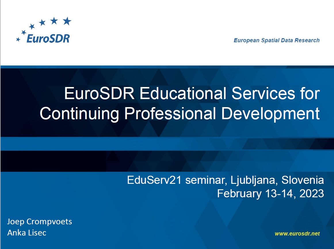 AnkaLisec's tweet photo. @EuroSDR EduServ precourse seminar has just started - this year, it is hosted by the @UL_FGG, Ljubljana, Slovenia. Tutors are coming from @tudelft3d, @opengeospatial, @Uni_Stuttgart, @FBK_research, @KU_Leuven, @IGNFrance and @UL_FGG https://t.co/GVjmXtJWK6