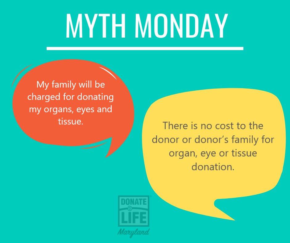 #KnowTheFacts #MythMonday #DonateLife
Register Now: bit.ly/2OR5nVd