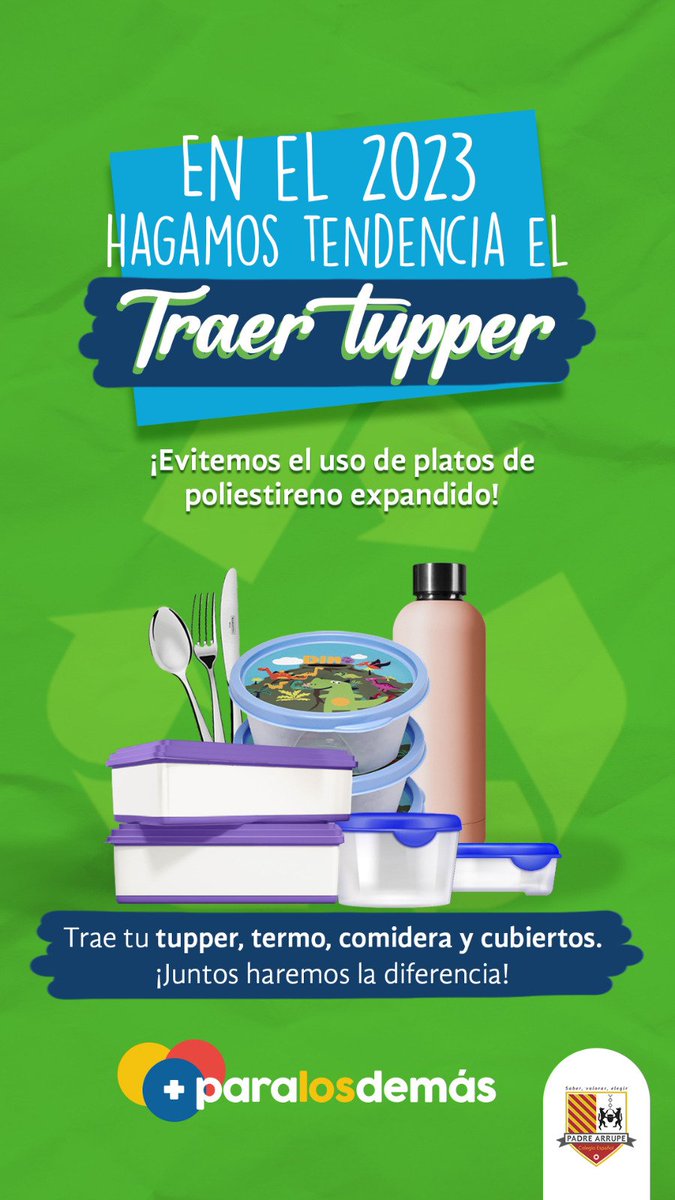 YamilethMarily2's tweet photo. Good morning! 🤩Let's avoid the use of expanded polystyrene plates. 🍽 Bring your tupperware, thermos, food and cutlery. Together we will make a difference! 👌@SantiagoNogale2 @mquintanilla_q @EducacionSV  #carpooling #Educacióndecalidad https://t.co/z7y0zY9oqW
