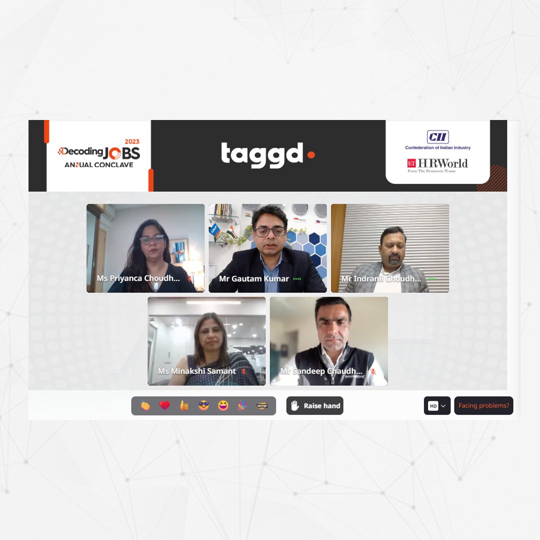 _taggd's tweet photo. We would like to extend a heartfelt thank you to all our speakers for sharing your insights, knowledge and experiences with us.
#DecodingJobs2023 is now out, download from here: https://t.co/wZphlR9WxU
#Gettaggd #buildthefuture #Jobs #Hiring #JobReports #layoffs2023 https://t.co/Jpk0OfAJHU