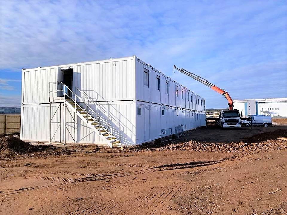 modex_spaces's tweet photo. DELIVERY &amp; INSTALLATION

28 Module Modular Building over 2 floors for @AndrewScottLtd 

The Modular Building consists of Office Accommodation, Canteen, Kitchen &amp; Welfare Facilities. https://t.co/EonleKj3Tg