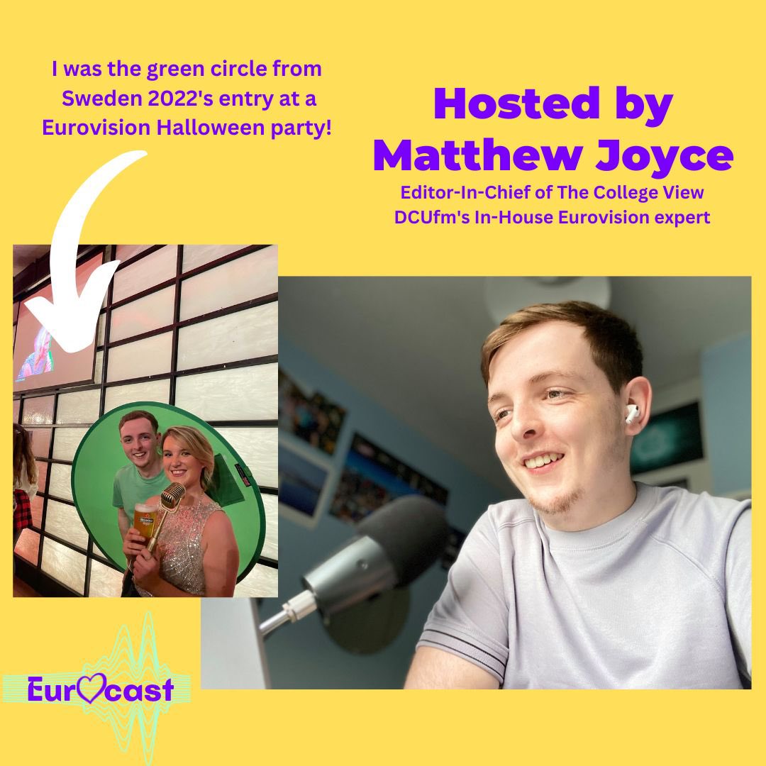 Eurocast__'s tweet photo. Almost an hour to go until Eurocast goes LIVE on @DCUfm ! Tune in on https://t.co/jvLVi7syty at 1pm!! 

#Eurocast #Eurovision https://t.co/6ON8pcuSA9
