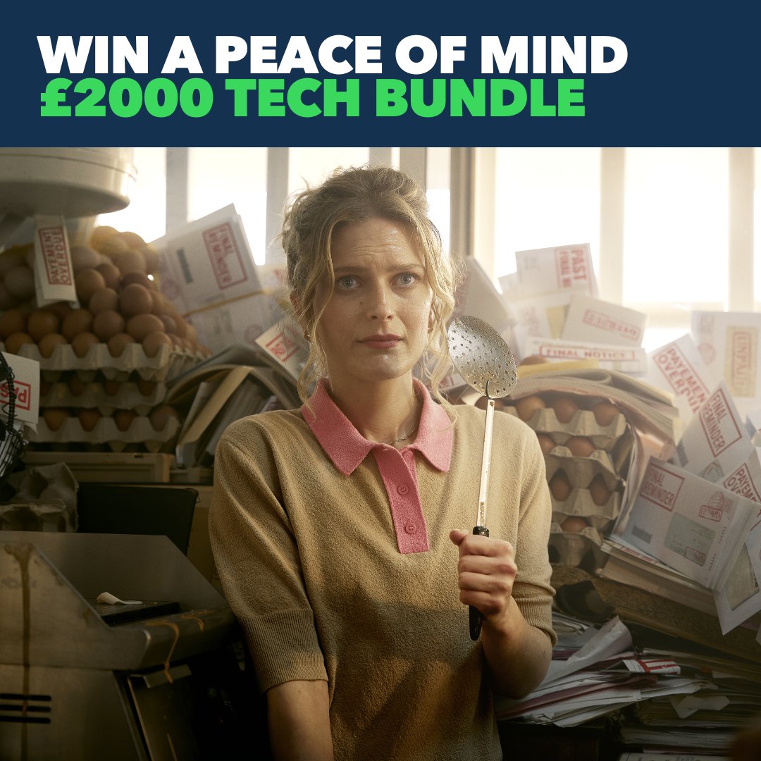WIN a Peace of Mind tech bundle worth £2,000! 🐔

To celebrate the launch of our new TV ad, we're giving one lucky business owner a teach bundle worth £2,000 featuring:

💻 A MacBook Air
🎧 Apple AirPods
🖨️ A HP Tango X Printer

🧵...