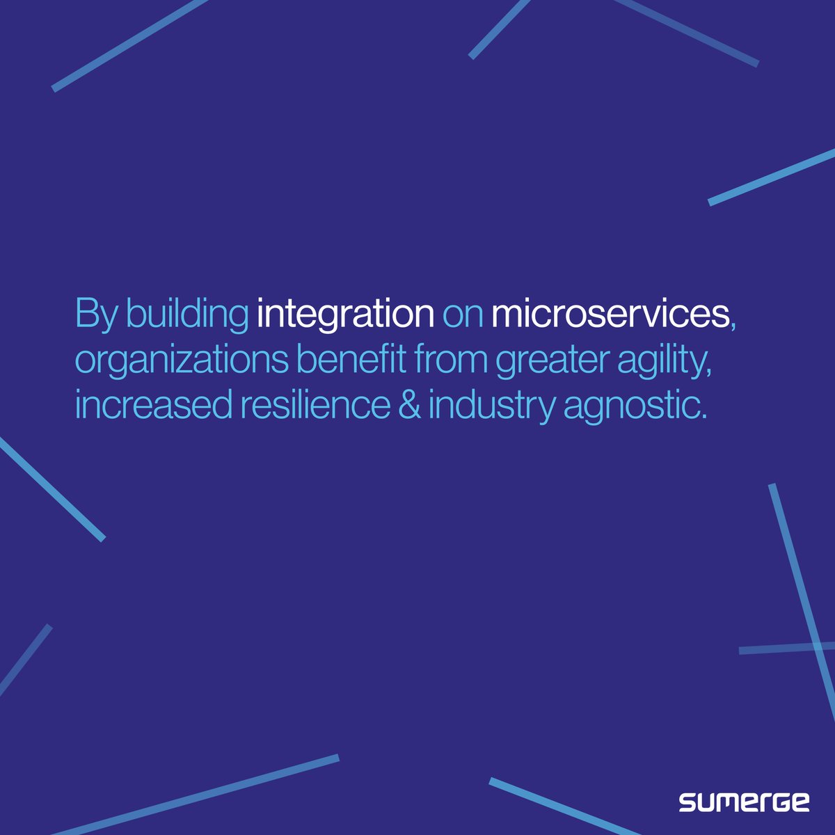 Sumerge's tweet photo. Integration Modernization comes with a myriad of benefits for your organization. Being built on Microservices, it takes on the full breadth of benefits that come with Microservices. Discover how integration can elevate your organization with a swipe. https://t.co/Ykd0y58eAr