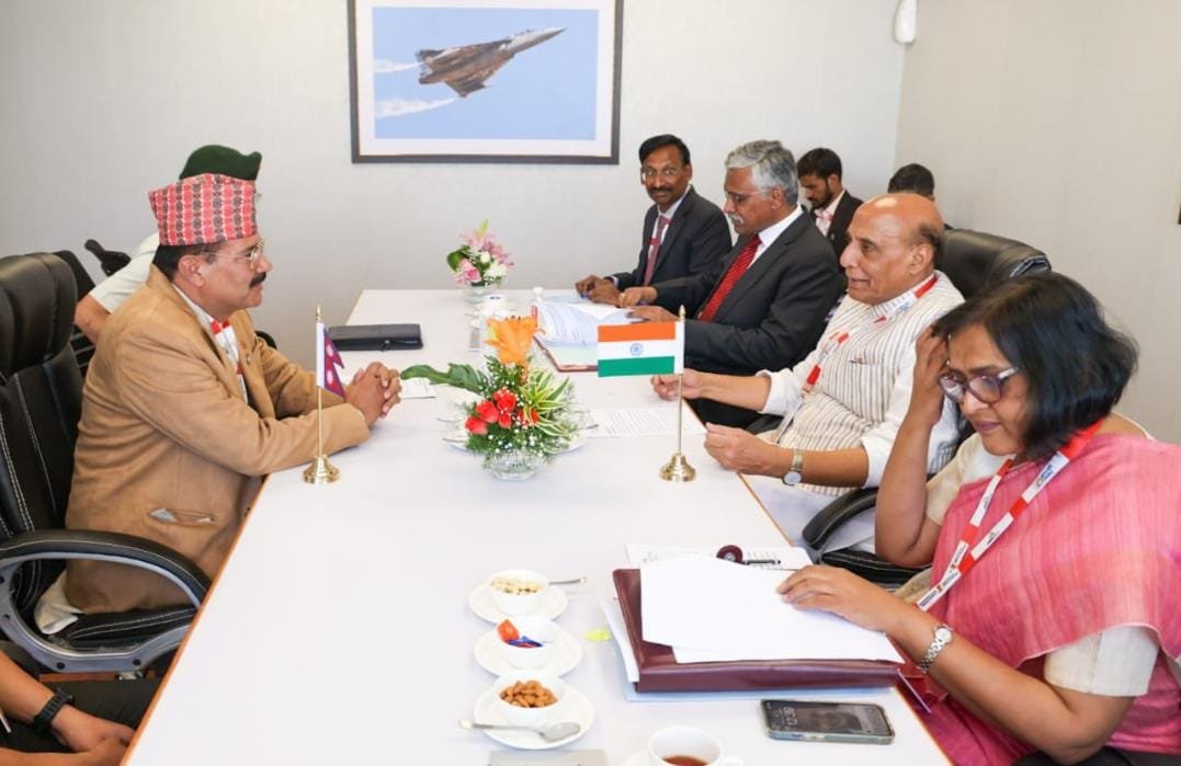 Bengaluru: Defence minister Rajnath Singh had bilateral meeting with Bangladesh … Bengaluru: Defence minister Rajnath Singh had bilateral meeting with Bangladesh …