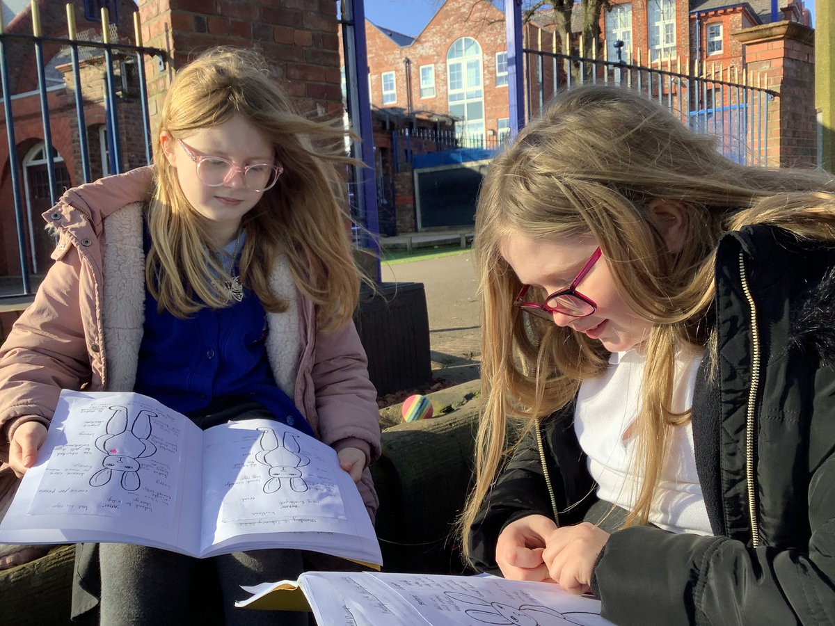 Year 4 loved discussing their Literacy work today in the Outdoor Classroom.