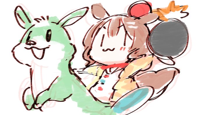 きょーも ころちゃんはいしんみながらりあるたいむお絵描きするー🥐🐶
#できたてころね #生神もんざえもん
#戌神ころね #HeyGuysXpotato 