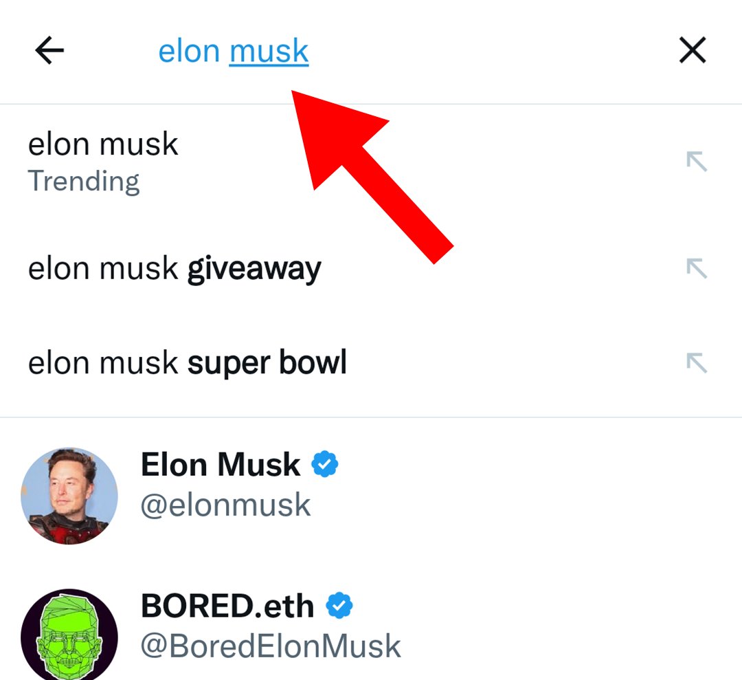 Der_Postillon's tweet photo. This simple trick will significantly enhance your Twitter experience: 

Step 1: Type "elon musk" into the search bar https://t.co/TTmO6PuUVs