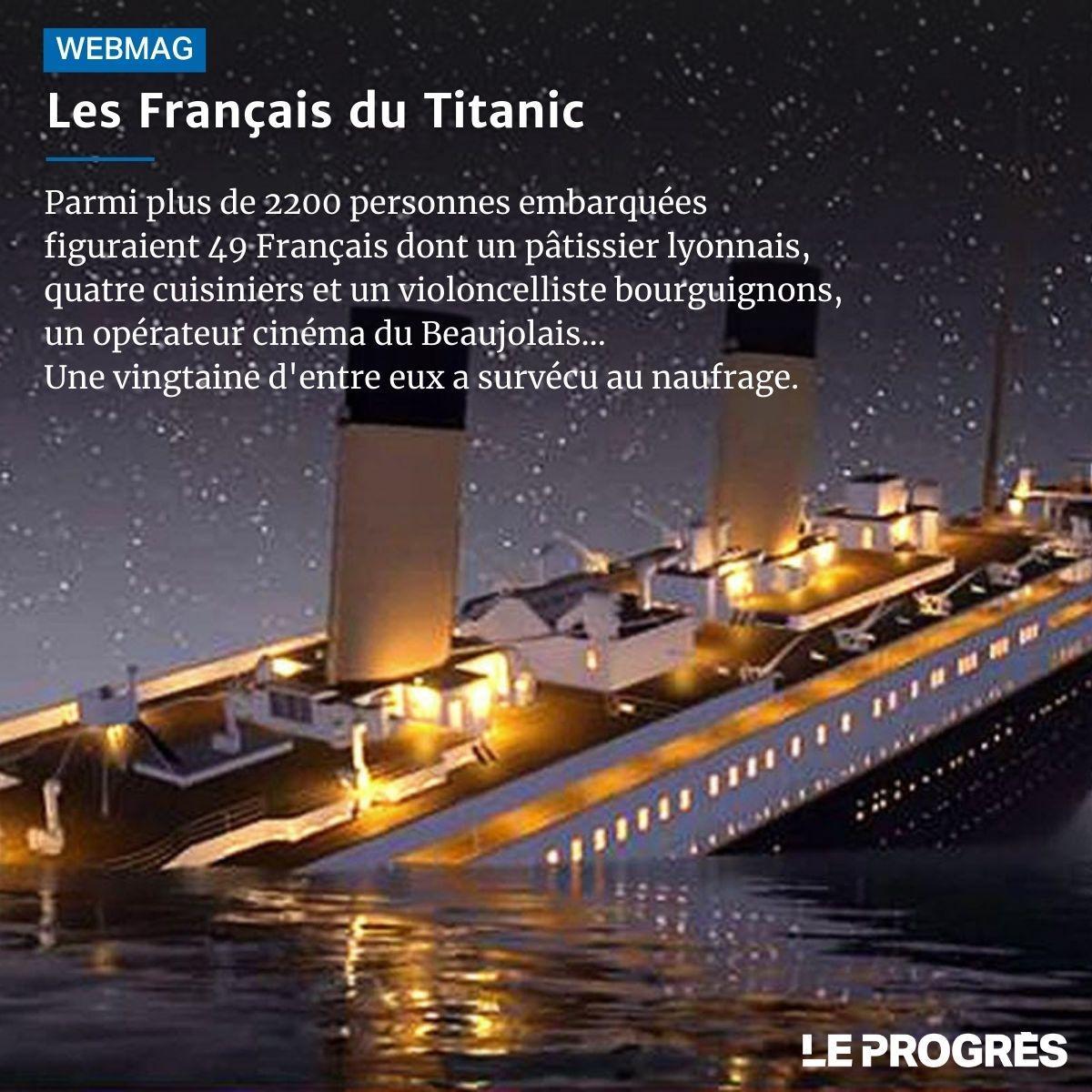 Le_Progres's tweet image. 🎂 Titanic fête ses 25 ans ! Pour l'occasion, de nombreuses salles de #cinéma rediffusent le mythique film de James Cameron, sorti en 1998. 
Retour sur notre #Webmag dédié aux Français du #Titanic ici 👉 bit.ly/3jR1gZd