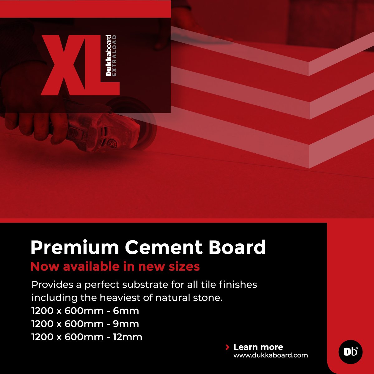 dukkaboard's tweet photo. Dukkaboard XL Panel is a premium quality cement board.

Our XL Panel is now available in 6mm, 9mm &amp; 12mm.

Find out more information here: https://t.co/lPkSAa2H4d
#dukkaboard #architect #tiling #specifiers #tilingcontractors https://t.co/qWKxT9AtbL