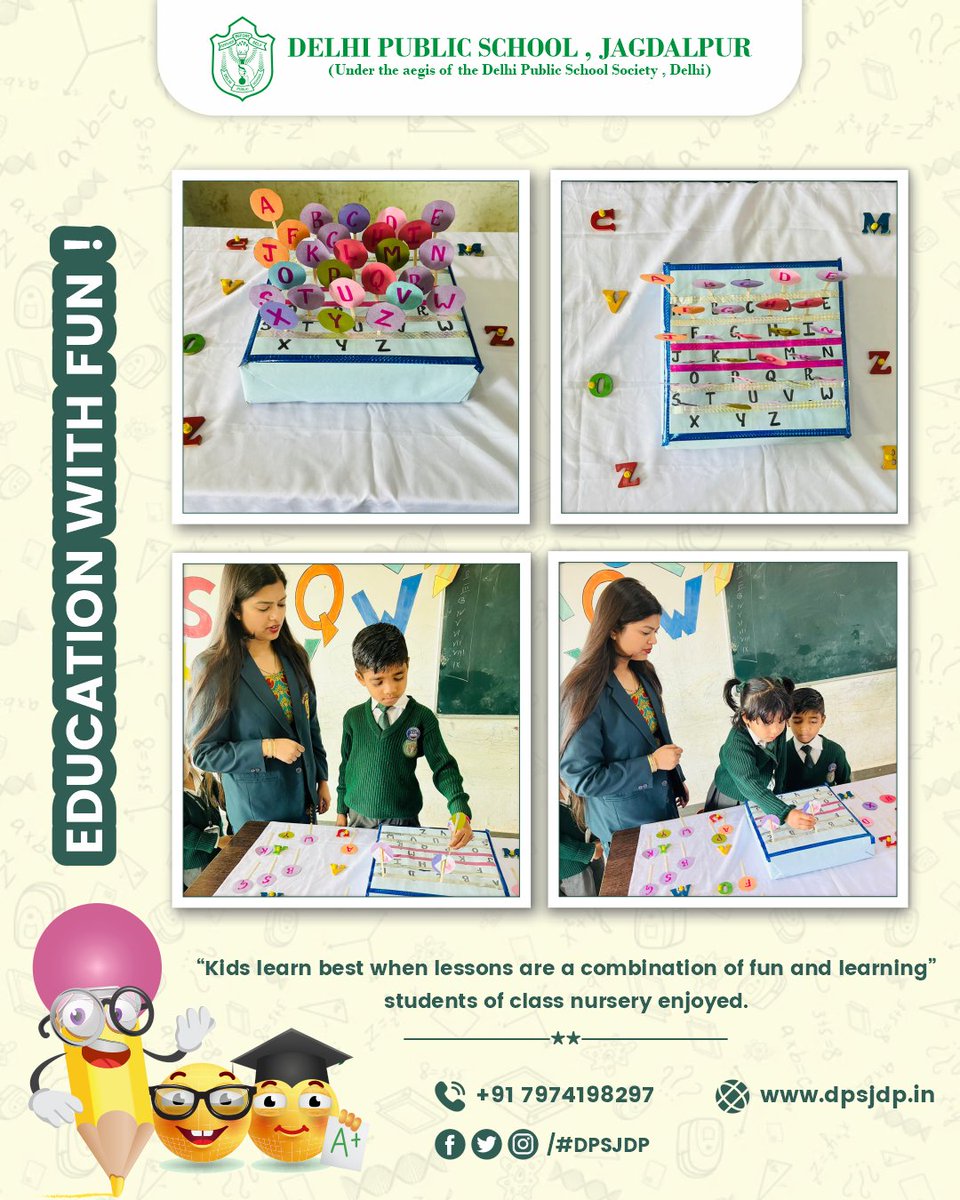 DpsJdp's tweet photo. #DPSJDP #EDUCATIONWITHFUN “Kids learn best when lessons are a combination of fun and learning” students of class nursery enjoyed https://t.co/a9hrAHZ55Q