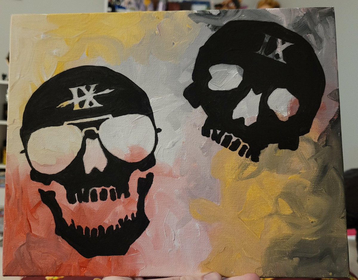 HoleScream's tweet photo. Gideon skulls https://t.co/zcatRuBuTC