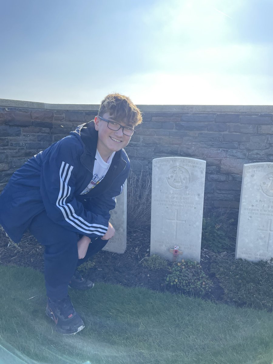 PerinsHums's tweet photo. Lance Sgt Harry Stanley Cain, Oxford Bucks alight infantry, killed at the Battle of the Somme 13th November 1916, Harvey's great great great uncle #wewillrememberthem https://t.co/Ev7theD6BR