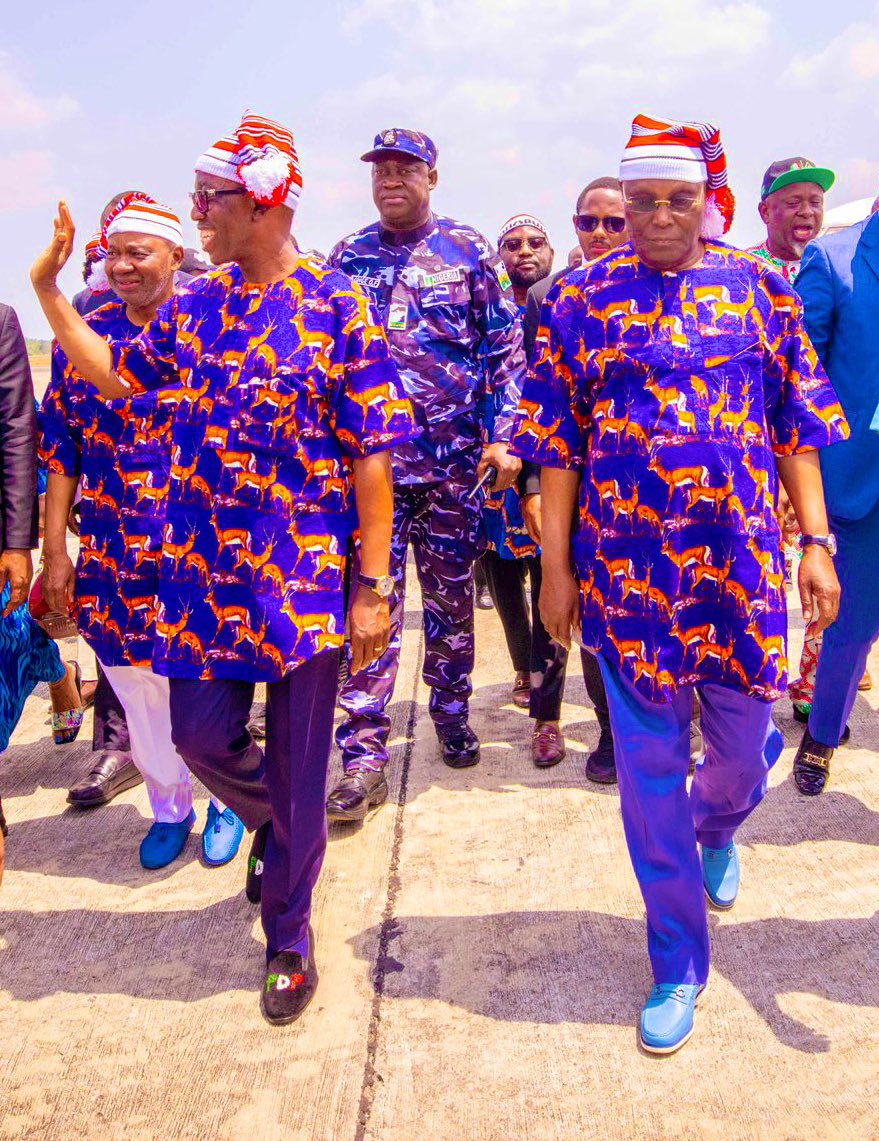 allfornigeria's tweet photo. The strength of the character of both men defines their formidable alliance. 

The synergy between Atiku and Okowa exudes dynamism and perseverance. 

Vote for leaders with the potential to win and make a difference, namely Atiku and Okowa.

#Okowalition https://t.co/EZ10ETezUL