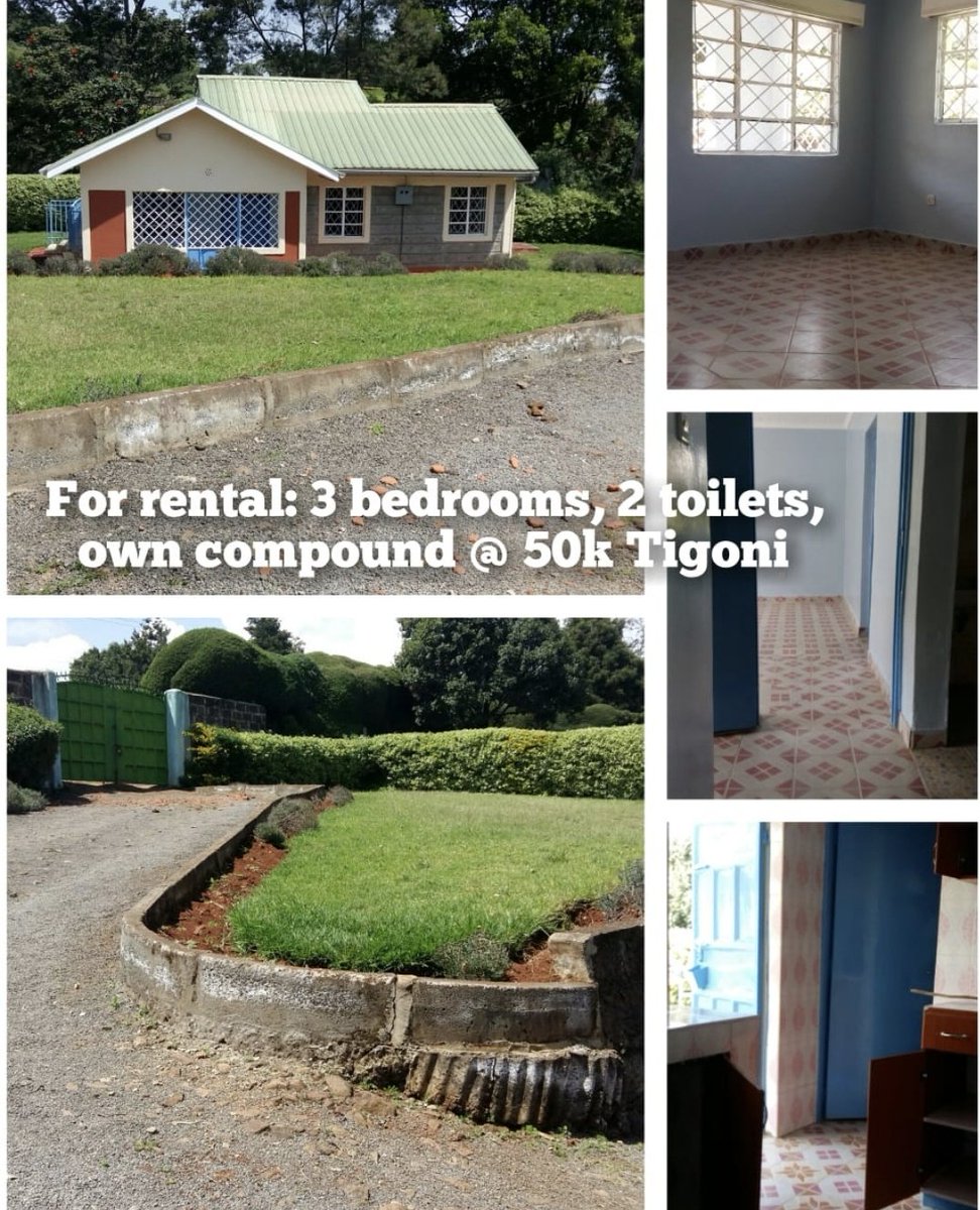 pata_hao's tweet photo. PATAHAO NEW UPDATES ✅️🏡
House for Rent ✅️3 bedroom  house with own compound 🏡📲
Rent: ksh 50,000 ✅️🏡
 ✅️call/whatsapp 0722 933831 for more enquiries 📲
#Patahao #houseforrent #MainaAndKingangi #fearwomen https://t.co/fpAbSKRNCp